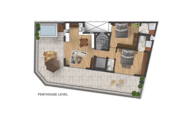 Swieqi, Finished Penthouse - Ref No 002419 - Image 4