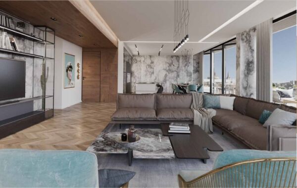 Sliema, Luxurious Finish Penthouse - Ref No 003177 - Image 5