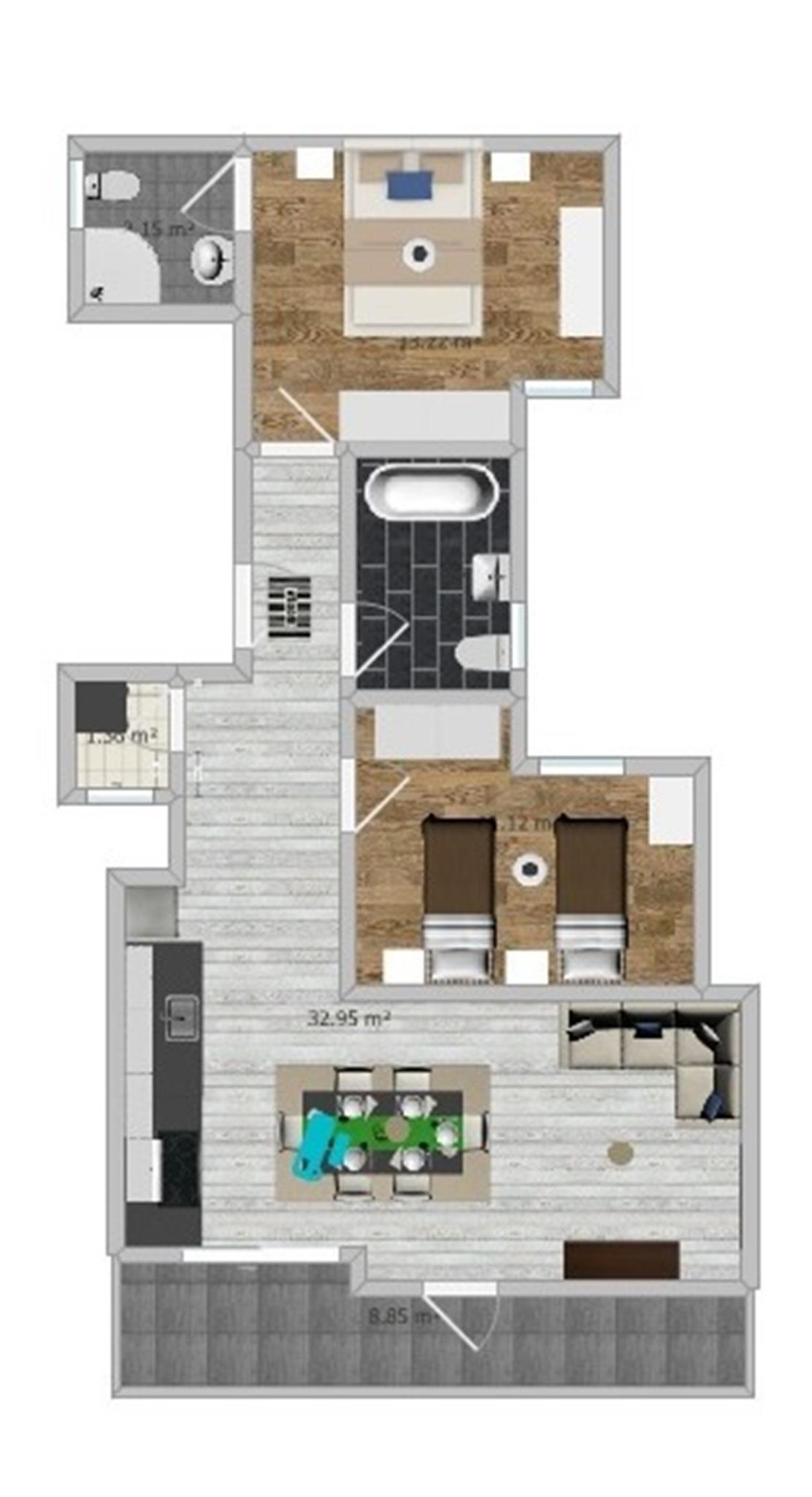 St Pauls Bay, Finished Apartment - Ref No 006813 - Image 1
